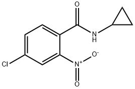 4-chloro-N-cyclopropyl-2-nitrobenzamide Structure