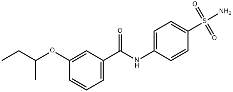N-[4-(aminosulfonyl)phenyl]-3-(sec-butoxy)benzamide Structure
