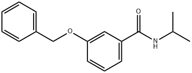 3-(benzyloxy)-N-isopropylbenzamide Structure