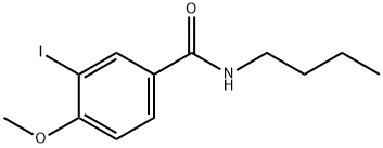 N-butyl-3-iodo-4-methoxybenzamide 구조식 이미지