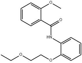 N-[2-(2-ethoxyethoxy)phenyl]-2-methoxybenzamide Structure