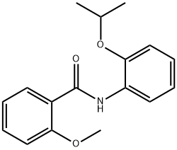 N-(2-isopropoxyphenyl)-2-methoxybenzamide 구조식 이미지