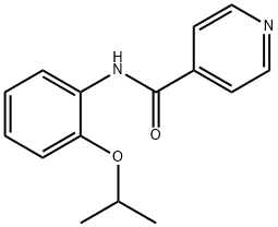 N-(2-isopropoxyphenyl)isonicotinamide Structure