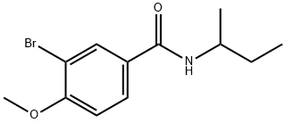 3-bromo-N-(sec-butyl)-4-methoxybenzamide Structure