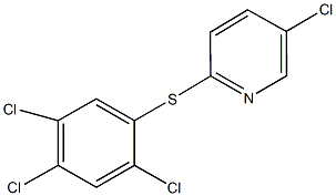 5-chloropyridin-2-yl 2,4,5-trichlorophenyl sulfide 구조식 이미지