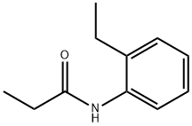 N-(2-ethylphenyl)propanamide Structure