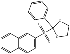 2-naphthyl 2-phenyl-1,3-dioxolan-2-yl sulfone 구조식 이미지