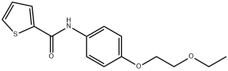 N-[4-(2-ethoxyethoxy)phenyl]-2-thiophenecarboxamide 구조식 이미지