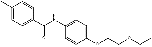 N-[4-(2-ethoxyethoxy)phenyl]-4-methylbenzamide 구조식 이미지