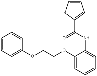 N-[2-(2-phenoxyethoxy)phenyl]-2-thiophenecarboxamide Structure