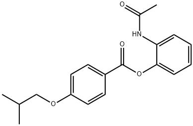 2-(acetylamino)phenyl 4-isobutoxybenzoate Structure