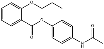 4-(acetylamino)phenyl 2-propoxybenzoate 구조식 이미지