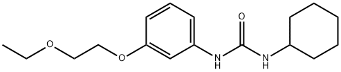 N-cyclohexyl-N'-[3-(2-ethoxyethoxy)phenyl]urea Structure