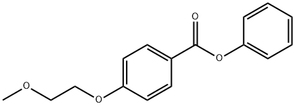 phenyl 4-(2-methoxyethoxy)benzoate Structure