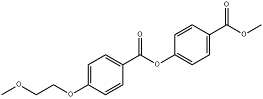 4-(methoxycarbonyl)phenyl 4-(2-methoxyethoxy)benzoate 구조식 이미지