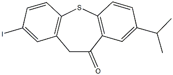 2-iodo-8-isopropyldibenzo[b,f]thiepin-10(11H)-one 구조식 이미지