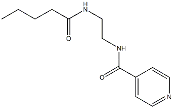 N-[2-(pentanoylamino)ethyl]isonicotinamide Structure