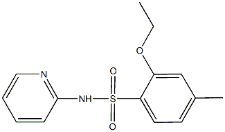 2-ethoxy-4-methyl-N-(2-pyridinyl)benzenesulfonamide Structure