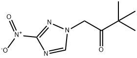 1-{3-nitro-1H-1,2,4-triazol-1-yl}-3,3-dimethyl-2-butanone Structure