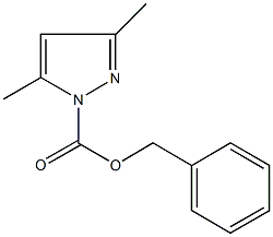 benzyl 3,5-dimethyl-1H-pyrazole-1-carboxylate Structure