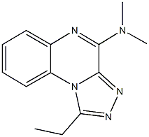 1-ethyl-N,N-dimethyl[1,2,4]triazolo[4,3-a]quinoxalin-4-amine Structure