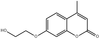 7-(2-hydroxyethoxy)-4-methyl-2H-chromen-2-one 구조식 이미지