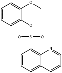 2-methoxyphenyl 8-quinolinesulfonate 구조식 이미지