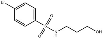 4-bromo-N-(3-hydroxypropyl)benzenesulfonamide 구조식 이미지
