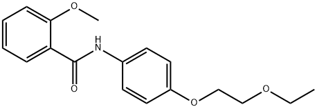 N-[4-(2-ethoxyethoxy)phenyl]-2-methoxybenzamide Structure