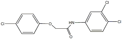 2-(4-chlorophenoxy)-N-(3,4-dichlorophenyl)acetamide Structure