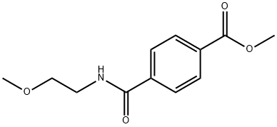 methyl 4-{[(2-methoxyethyl)amino]carbonyl}benzoate 구조식 이미지