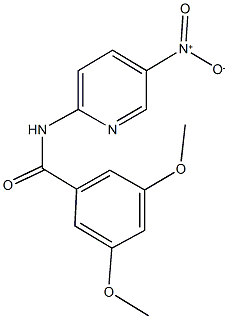 N-{5-nitro-2-pyridinyl}-3,5-dimethoxybenzamide Structure