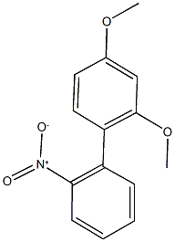 2-nitro-2',4'-dimethoxy-1,1'-biphenyl 구조식 이미지