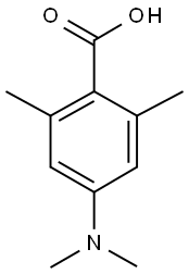 4-(dimethylamino)-2,6-dimethylbenzoic acid 구조식 이미지