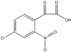 {4-chloro-2-nitrophenyl}(oxo)acetic acid 구조식 이미지