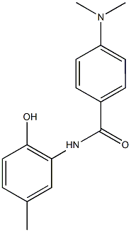 4-(dimethylamino)-N-(2-hydroxy-5-methylphenyl)benzamide Structure