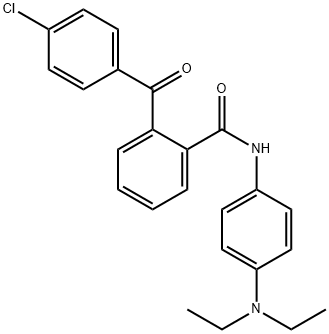 2-(4-chlorobenzoyl)-N-[4-(diethylamino)phenyl]benzamide Structure