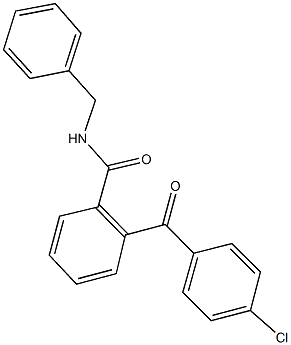 N-benzyl-2-(4-chlorobenzoyl)benzamide 구조식 이미지