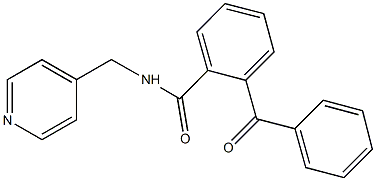 2-benzoyl-N-(4-pyridinylmethyl)benzamide 구조식 이미지