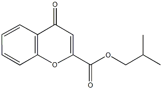 isobutyl 4-oxo-4H-chromene-2-carboxylate Structure