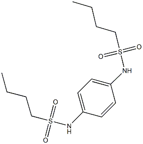 N-{4-[(butylsulfonyl)amino]phenyl}-1-butanesulfonamide 구조식 이미지