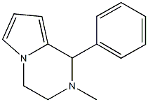 2-methyl-1-phenyl-1,2,3,4-tetrahydropyrrolo[1,2-a]pyrazine 구조식 이미지