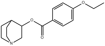 1-azabicyclo[2.2.2]oct-3-yl 4-ethoxybenzoate 구조식 이미지