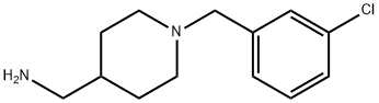 N-(3-chlorobenzyl)-N-(4-piperidinylmethyl)amine Structure