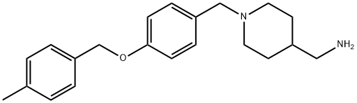 N-{4-[(4-methylbenzyl)oxy]benzyl}-N-(4-piperidinylmethyl)amine Structure