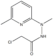 2-chloro-N'-methyl-N'-(6-methyl-2-pyridinyl)acetohydrazide Structure