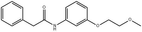 N-[3-(2-methoxyethoxy)phenyl]-2-phenylacetamide 구조식 이미지