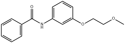 N-[3-(2-methoxyethoxy)phenyl]benzamide 구조식 이미지