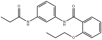 N-[3-(propionylamino)phenyl]-2-propoxybenzamide Structure