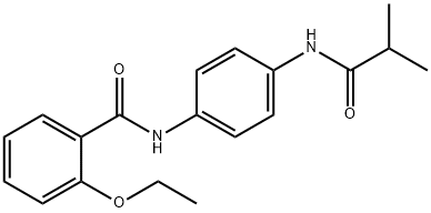 2-ethoxy-N-[4-(isobutyrylamino)phenyl]benzamide Structure